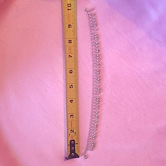 Anklet - 10" Italian Sterling Silver - Picture 13 of 13